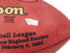 Tom Brady Autographed Official NFL Leather Super Bowl XXXIX Logo Football Fanatics Holo #AA0104078