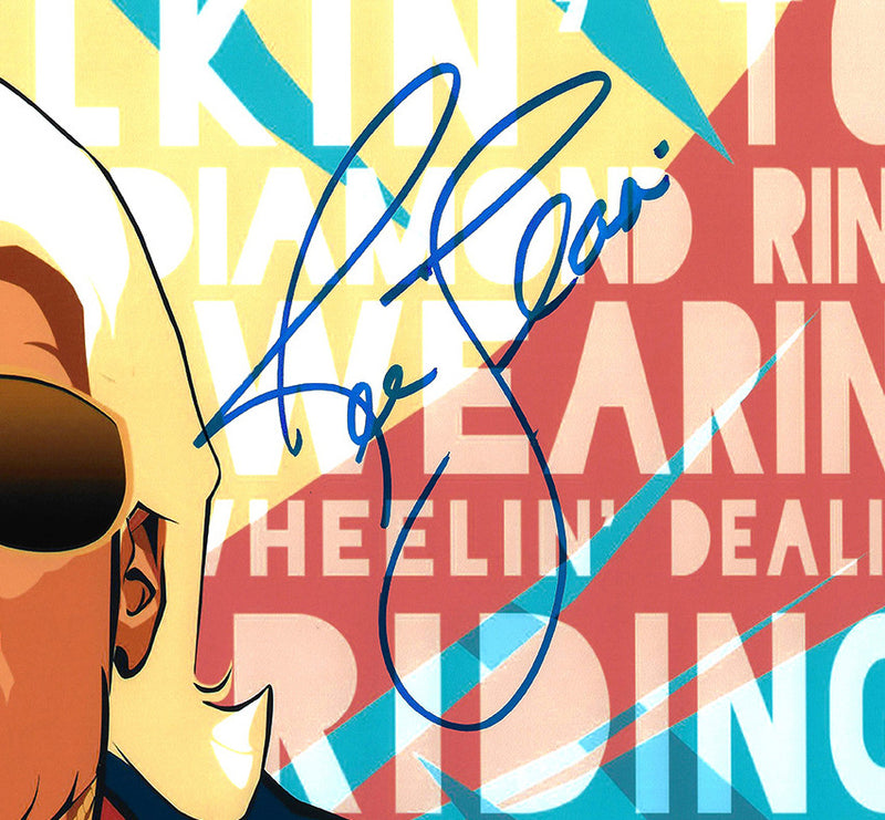Ric Flair Autographed 11x14 Photo Animated JSA Stock #203576