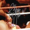 Ric Flair Autographed 11x14 Photo vs. Hulk Hogan "16x" JSA Stock #203604