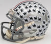 Denzel Burke Autographed Ohio State Buckeyes Silver Speed Mini Helmet Beckett BAS QR Stock #203892
