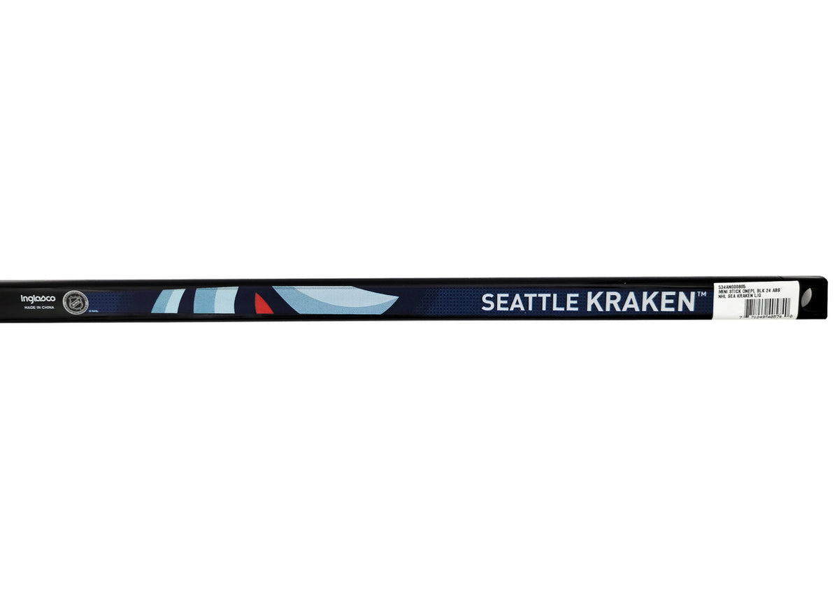 Seattle Kraken Unsigned Inglasco 24" Mini Hockey Stick Left Handed Stock #203445