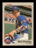 Rick Ownbey Autographed 1983 Fleer Card #551 New York Mets SKU #204007