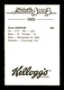 Drew Denson Autographed 1993 Kellogg's Rookie Card Nashville Sounds SKU #204020
