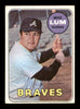Mike Lum Autographed 1969 Topps Card #514 Atlanta Braves SKU #204147