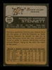Rennie Stennett Autographed 1973 Topps Card #348 Pittsburgh Pirates SKU #204308