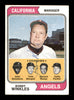 Jimmie Reese Autographed 1974 Topps Card #276 California Angels SKU #204357