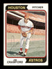 Jim Crawford Autographed 1974 Topps Card #279 Houston Astros SKU #204359