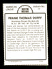 Frank Duffy Autographed 1978 SSPC Card #184 Boston Red Sox SKU #204524