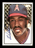 Willie Mays Aikens Autographed 1978 SSPC Card #201 California Angels SKU #204562