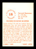 Rick Manning Autographed 1975 SSPC Card #522 Cleveland Indians Pictured On Duane Kuiper Card SKU #204594