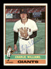 Charlie Williams Autographed 1976 Topps Card #332 San Francisco Giants SKU #204867