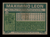 Maximino Leon Autographed 1977 Topps Card #213 Atlanta Braves SKU #205084