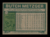Bruce Metzger Autographed 1977 Topps Card #215 San Diego Padres (Smudged) SKU #205088