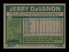 Jerry DaVanon Autographed 1977 Topps Card #283 Houston Astros SKU #205121