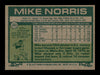 Mike Norris Autographed 1977 Topps Card #284 Oakland A's SKU #205122