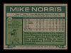 Mike Norris Autographed 1977 Topps Card #284 Oakland A's SKU #205123