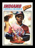 Larvell Blanks Autographed 1977 Topps Card #441 Cleveland Indians SKU #205176