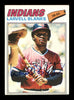 Larvell Blanks Autographed 1977 Topps Card #441 Cleveland Indians SKU #205177