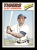 Alex Johnson Autographed 1977 Topps Card #637 Detroit Tigers SKU #205239