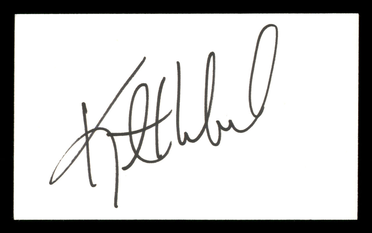 Kent Hrbek Autographed 3x5 Index Card Minnesota Twins SKU #205379