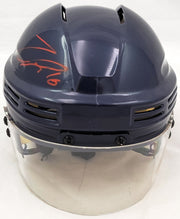 Jared McCann Autographed Seattle Kraken Blue Mini Helmet (Missing Logo) Fanatics Holo #B272892