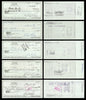 Max McGee Autographed 2.75x6 Check Green Bay Packers Lot of 50 SKU #174046