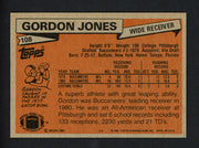 Gordon Jones Autographed 1981 Topps Rookie Card #108 Tampa Bay Buccaneers SKU #160230