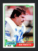 Ken Fantetti Autographed 1981 Topps Card #142 Detroit Lions SKU #160242