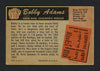 Bobby Adams Autographed 1955 Bowman Card #118 Cincinnati Reds SKU #164438