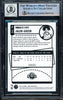 Jalen Green Autographed 2021-22 NBA Hoops Rookie Card #218 Houston Rockets Auto Grade Gem Mint 10 Beckett BAS Stock #205942