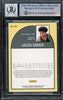 Jalen Green Autographed 2021-22 Hoops Tribute Rookie Card #54 Houston Rockets Auto Grade Gem Mint 10 Beckett BAS #14235647