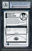 Jalen Green Autographed 2021-22 NBA Hoops Silver Rookie Card #218 Houston Rockets Auto Grade Gem Mint 10 #124/199 Beckett BAS #14235656
