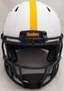 Kenny Pickett Autographed Pittsburgh Steelers Lunar Eclipse White Full Size Authentic Speed Helmet Beckett BAS QR Stock #205922