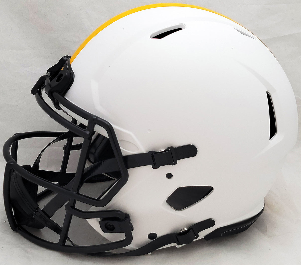 Kenny Pickett Autographed Pittsburgh Steelers Lunar Eclipse White Full Size Authentic Speed Helmet Beckett BAS QR Stock #205922