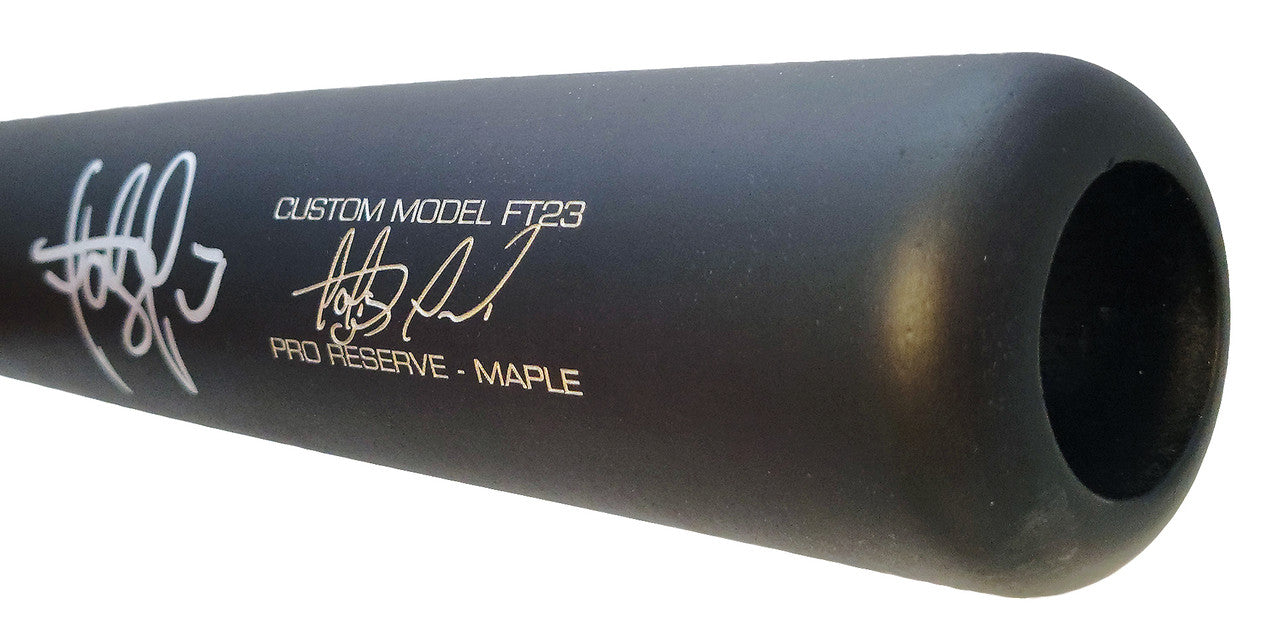 Fernando Tatis Jr. Autographed Matte Black Victus Player Model Bat San Diego Padres (Marks) Beckett BAS Stock #205850