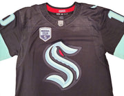 Seattle Kraken Matty Beniers Autographed Blue Adidas Jersey Size 54 With Inaugural Patch Fanatics Holo Stock #206001