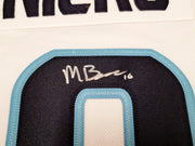 Seattle Kraken Matty Beniers Autographed White Adidas Authentic Jersey Size 54 With Inaugural Patch "1st Kraken Draft Pick" Fanatics Holo Stock #206010
