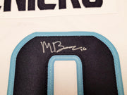 Seattle Kraken Matty Beniers Autographed White Adidas Authentic Jersey Size 54 With Inaugural Patch "NHL Debut" Fanatics Holo Stock #206011