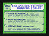 Steve Sax Autographed 1982 Topps Rookie Card #681 Los Angeles Dodgers Stock #206036