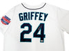 Seattle Mariners Ken Griffey Jr. Autographed White Nike Cooperstown Edition Jersey HOF Patch Size XL Beckett BAS QR Stock #206024