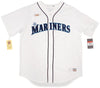 Seattle Mariners Ken Griffey Jr. Autographed White Nike Cooperstown Edition Jersey Retirement Patch Size L Beckett BAS QR Stock #206019
