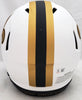 Jameis Winston Autographed New Orleans Saints Lunar Eclipse White Full Size Authentic Speed Helmet "Who Dat" Beckett BAS QR Stock #206498