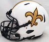 Jameis Winston Autographed New Orleans Saints Lunar Eclipse White Full Size Authentic Speed Helmet "Who Dat" Beckett BAS QR Stock #206498