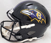 David Ojabo Autographed Baltimore Ravens Black Full Size Replica Speed Helmet Beckett BAS QR Stock #206131