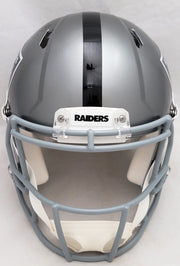 Davante Adams Autographed Las Vegas Raiders Flash Gray Full Size Authentic Speed Helmet Beckett BAS QR Stock #206038