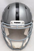 Davante Adams Autographed Las Vegas Raiders Flash Gray Full Size Authentic Speed Helmet Beckett BAS QR Stock #206038