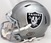 Davante Adams Autographed Las Vegas Raiders Flash Gray Full Size Authentic Speed Helmet Beckett BAS QR Stock #206038