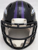 David Ojabo Autographed Baltimore Ravens Black Speed Mini Helmet Beckett BAS QR Stock #206132
