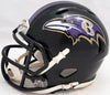David Ojabo Autographed Baltimore Ravens Black Speed Mini Helmet Beckett BAS QR Stock #206132