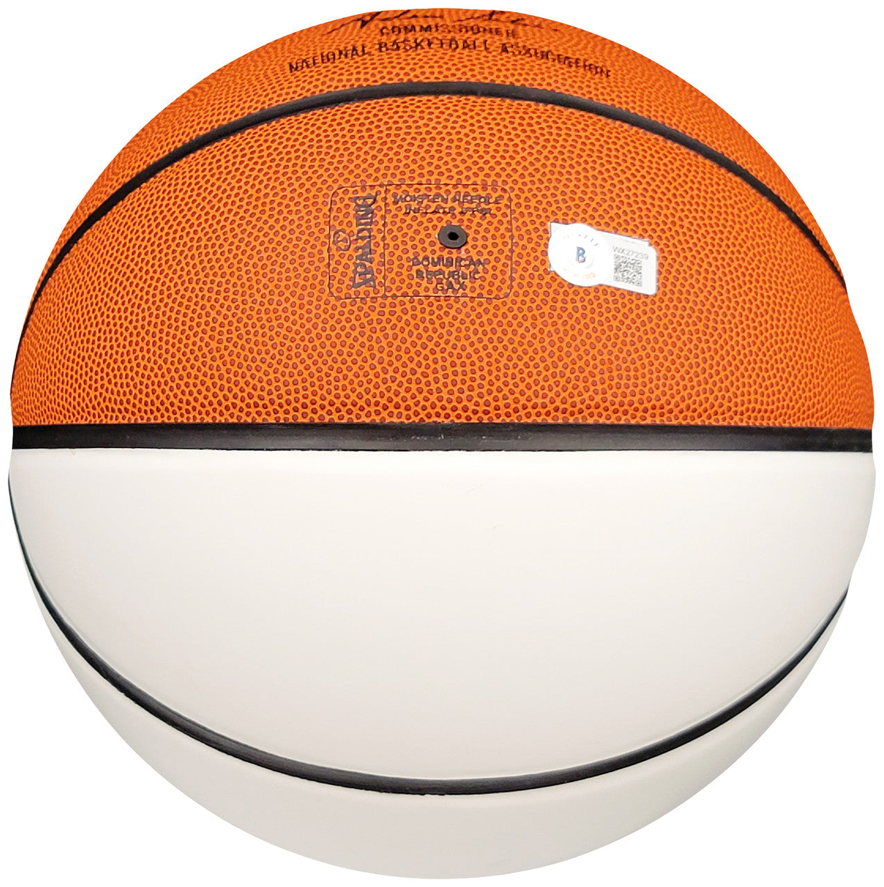 Gary Payton Autographed Official Spalding White Panel Basketball Seattle Supersonics "The Glove" Beckett BAS QR Stock #206121